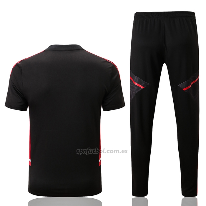 Chandal del Manchester United Manga Corta 2022-2023 Negro